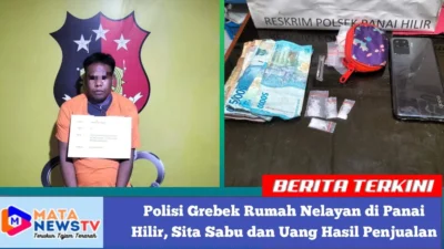 Polisi Grebek Rumah Nelayan di Panai Hilir, Sita Sabu dan Uang Hasil Penjualan