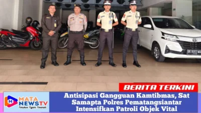 Antisipasi Gangguan Kamtibmas, Sat Samapta Polres Pematangsiantar Intensifkan Patroli Objek Vital,