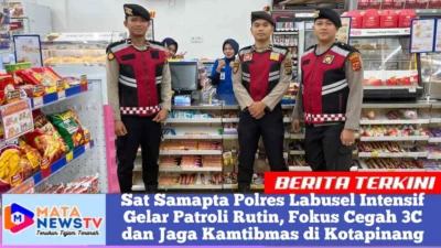 Sat Samapta Polres Labusel Intensif Gelar Patroli Rutin, Fokus Cegah 3C dan Jaga Kamtibmas di Kotapinang
