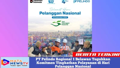 PT Pelindo Regional 1 Belawan Teguhkan Komitmen Tingkatkan Pelayanan di Hari Pelanggan Nasional