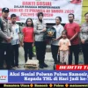 Aksi Sosial Polwan Polres Samosir, Berbagi Kepada THL di Hari Jadi ke-77