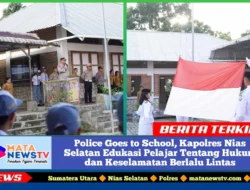 Police Goes to School, Kapolres Nias Selatan Edukasi Pelajar Tentang Hukum dan Keselamatan Berlalu Lintas