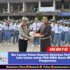 Sat Lantas Polres Samosir Salurkan Perlengkapan Lalu Lintas untuk PKS SMA Santo Mikhael Pangururan