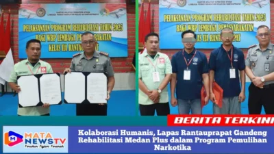Kolaborasi Humanis, Lapas Rantauprapat Gandeng Rehabilitasi Medan Plus dalam Program Pemulihan Narkotika