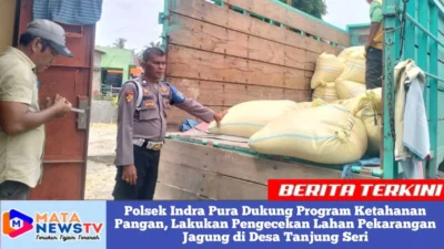 Polsek Indra Pura Dukung Program Ketahanan Pangan Lewat Pemanfaatan Lahan Pekarangan,