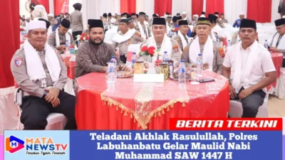 Teladani Akhlak Rasulullah, Polres Labuhanbatu Gelar Maulid Nabi Muhammad SAW 1447 H