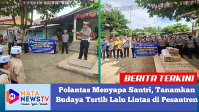 Polantas Menyapa Santri, Tanamkan Budaya Tertib Lalu Lintas di Pesantren