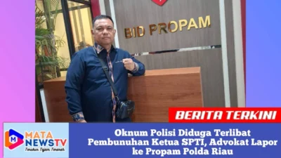 Oknum Polisi Diduga Terlibat Pembunuhan Ketua SPTI, Advokat Lapor ke Propam Polda Riau
