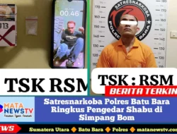 Satresnarkoba Polres Batu Bara Ringkus Pengedar Shabu di Simpang Bom