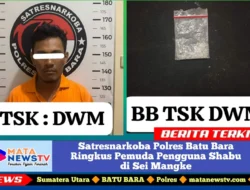 Satresnarkoba Polres Batu Bara Ringkus Pemuda Pengguna Shabu di Sei Mangke