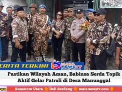 Pastikan Wilayah Aman, Babinsa Serda Topik Aktif Gelar Patroli di Desa Manunggal