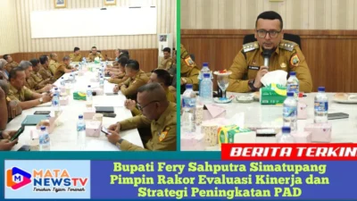 Bupati Fery Sahputra Simatupang Pimpin Rakor Evaluasi Kinerja dan Strategi Peningkatan PAD