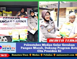 Polrestabes Medan Gelar Gerakan Pangan Murah, Dukung Program Asta Cita Presiden RI
