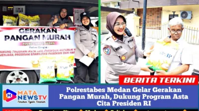 Polrestabes Medan Gelar Gerakan Pangan Murah, Dukung Program Asta Cita Presiden RI