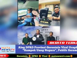 Aleg DPRD Provinsi Gorontalo Viral Ucapkan “Rampok Uang Negara”, Publik Geram