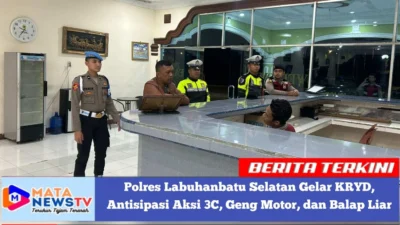 Polres Labuhanbatu Selatan Gelar KRYD, Antisipasi Aksi 3C, Geng Motor, dan Balap Liar