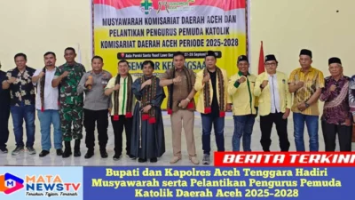 Bupati dan Kapolres Aceh Tenggara Hadiri Musyawarah serta Pelantikan Pengurus Pemuda Katolik Daerah Aceh 2025–2028
