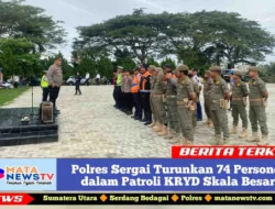 Polres Sergai Turunkan 74 Personel dalam Patroli KRYD Skala Besar