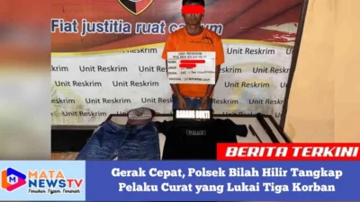 Gerak Cepat, Polsek Bilah Hilir Tangkap Pelaku Curat yang Lukai Tiga Korban