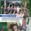 Silaturahmi Koramil 11/Tanjung Beringin dengan Polsek Tanjung Beringin.