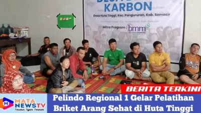 Pelindo Regional 1 Gelar Pelatihan Briket Arang Sehat, Dorong Desa Bebas Karbon di Huta Tinggi