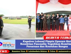 Kapolres Labusel Pimpin Upacara Hari Kesaktian Pancasila: Teguhkan Komitmen Persatuan dan Keutuhan Bangsa
