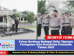 Polres Serdang Bedagai Gelar Upacara Peringatan Hari Kesaktian Pancasila Tahun 2025