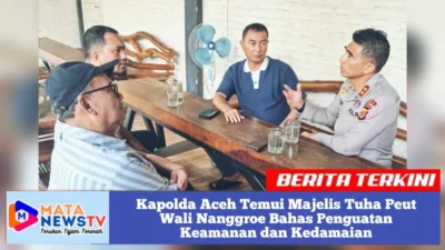 Kapolda Aceh Temui Majelis Tuha Peut Wali Nanggroe Bahas Penguatan Keamanan dan Kedamaian