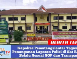 Kapolres Pematangsiantar Tegaskan Penanganan Laporan Polisi di Sat Reskrim Selalu Sesuai SOP dan Transparan