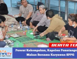 Pererat Kekompakan, Kapolres Pematangsiantar Makan Bersama Karyawan SPPG