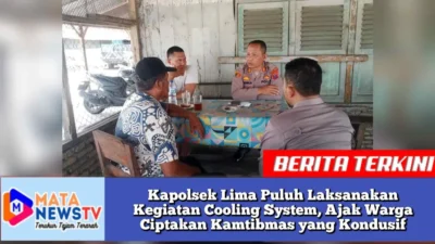 Kapolsek Lima Puluh Laksanakan Kegiatan Cooling System, Ajak Warga Ciptakan Kamtibmas yang Kondusif