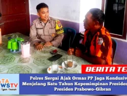 Polres Sergai Ajak Ormas PP Jaga Kondusivitas Menjelang Satu Tahun Kepemimpinan Presiden-Wakil Presiden Prabowo–Gibran