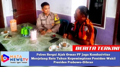 Polres Sergai Ajak Ormas PP Jaga Kondusivitas Menjelang Satu Tahun Kepemimpinan Presiden-Wakil Presiden Prabowo–Gibran