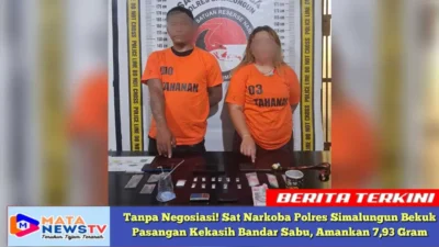 Tanpa Negosiasi! Sat Narkoba Polres Simalungun Bekuk Pasangan Kekasih Bandar Sabu, Amankan 7,93 Gram