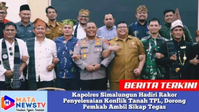 Kapolres Simalungun Hadiri Rakor Penyelesaian Konflik Tanah TPL, Dorong Pemkab Ambil Sikap Tegas