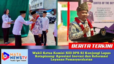 Wakil Ketua Komisi XIII DPR RI Kunjungi Lapas Kotapinang: Apresiasi Inovasi dan Reformasi Layanan Pemasyarakatan
