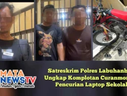 Satreskrim Polres Labuhanbatu Ungkap Komplotan Curanmor dan Pencurian Laptop Sekolah