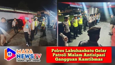 Polres Labuhanbatu Gelar Patroli Malam Antisipasi Gangguan Kamtibmas