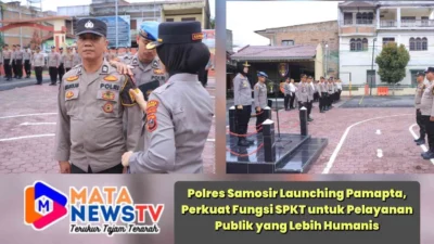 Polres Samosir Launching Pamapta, Perkuat Fungsi SPKT untuk Pelayanan Publik yang Lebih Humanis