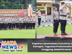 Kapolres Labuhanbatu Kukuhkan Jabatan Pamapta, Tegaskan Profesionalisme dan Tanggung Jawab Personel