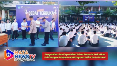 Pengabdian dan Kepedulian Polres Samosir: Dekatkan Polri dengan Pelajar Lewat Program Police Go To School