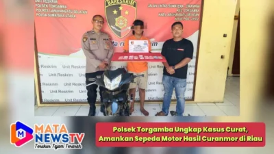 Polsek Torgamba Ungkap Kasus Curat, Amankan Sepeda Motor Hasil Curanmor di Riau