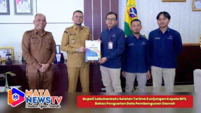 Bupati Labuhanbatu Selatan Terima Kunjungan Kepala BPS, Bahas Penguatan Data Pembangunan Daerah