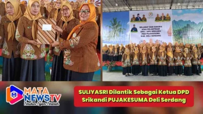 SULIYASRI Dilantik Sebagai Ketua DPD Srikandi PUJAKESUMA Deli Serdang