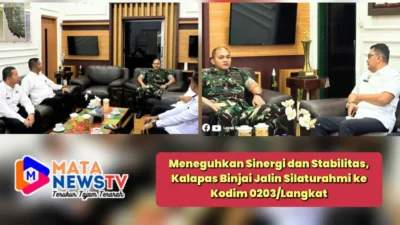 Meneguhkan Sinergi dan Stabilitas, Kalapas Binjai Jalin Silaturahmi ke Kodim 0203/Langkat
