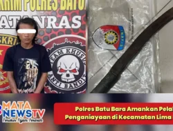Polres Batu Bara Amankan Pelaku Penganiayaan di Kecamatan Lima Puluh