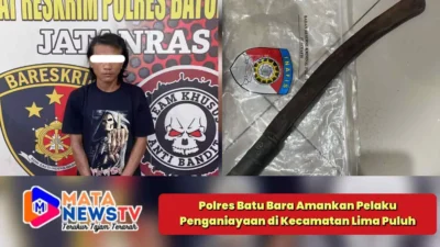 Polres Batu Bara Amankan Pelaku Penganiayaan di Kecamatan Lima Puluh
