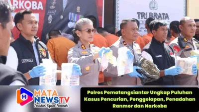 Polres Pematangsiantar Ungkap Puluhan Kasus Pencurian, Penggelapan, Penadahan Ranmor dan Narkoba