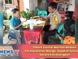 Polsek Siantar Marihat Mediasi Permasalahan Warga, Sepakat Selesaikan Secara Kekeluargaan