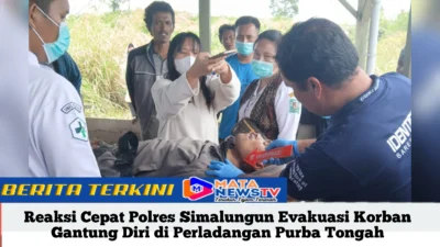 Reaksi Cepat Polres Simalungun Evakuasi Korban Gantung Diri di Perladangan Purba Tongah